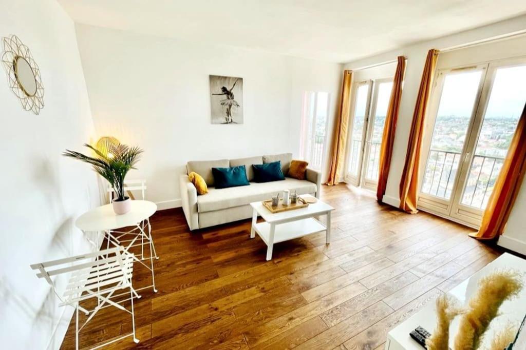 Ciel De Paris : Vue Tour Eiffel Apartment Choisy-le-Roi Exterior photo